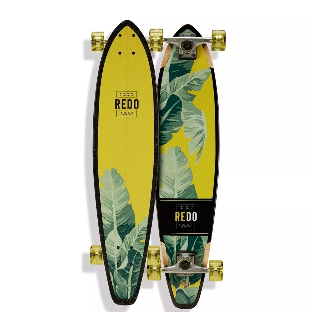 Redo Skateboard Kids 8" San Diego Palms Cruiser Complete Skateboard, Multicolor